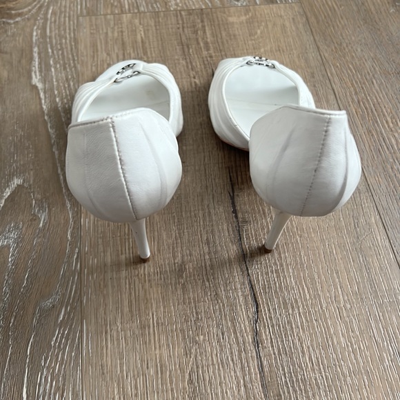 White leather healed Aldo sandals size 10 (40) - Picture 3 of 5